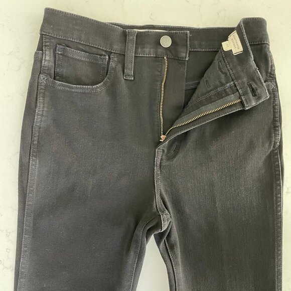 Madewell Road Tripper Jeggings 5 Pocket Jeans Black Sz 27 - no fabric tag - Picture 3 of 13